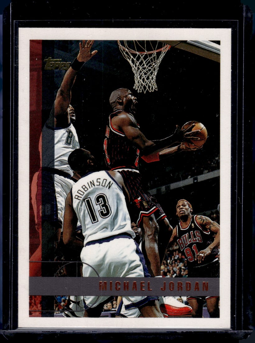 Michael Jordan 1997-98 Topps #123 Chicago Bulls (1 of 2)