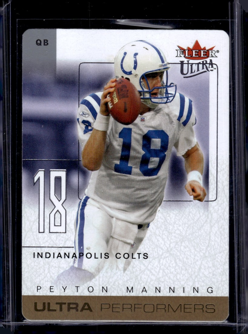 Peyton Manning Ultra Performers 2004 Fleer Ultra #11 Indianapolis Colts (1 of 2)