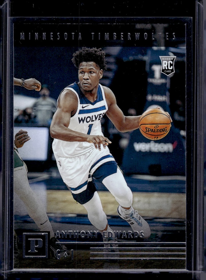 Anthony Edwards Rookie Card 2020-21 Chronicles Panini #101 Minnesota Timberwolves (1 of 2)