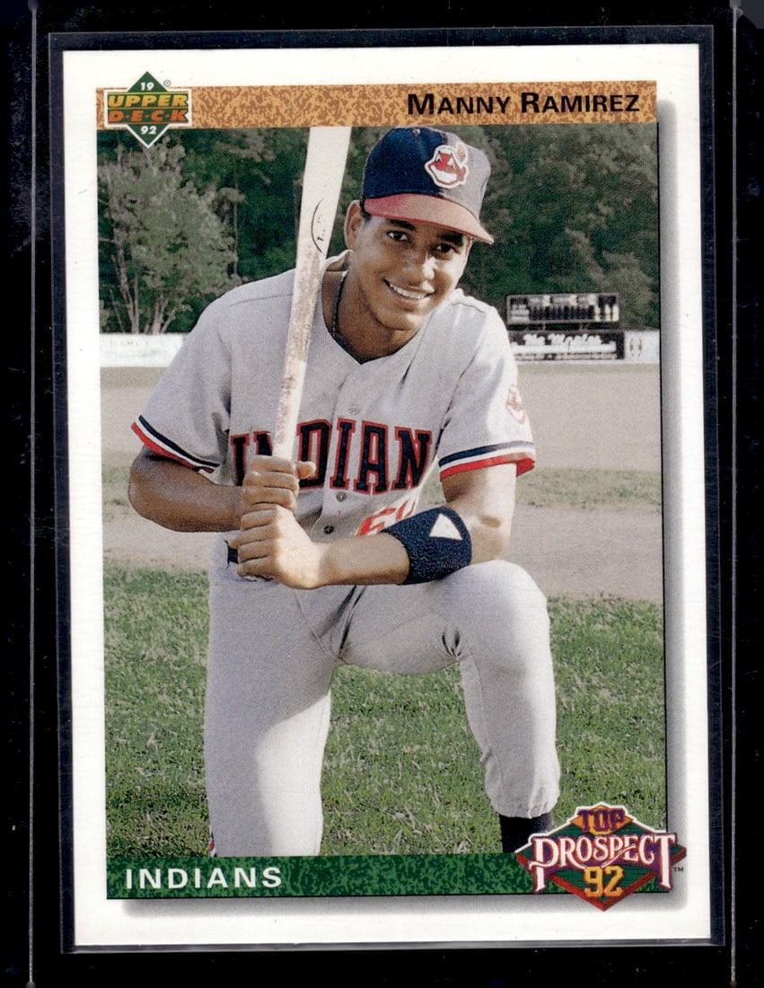Manny Ramirez Top Prospect Rookie 1992 Upper Deck #63 Cleveland Indians (1 of 2)