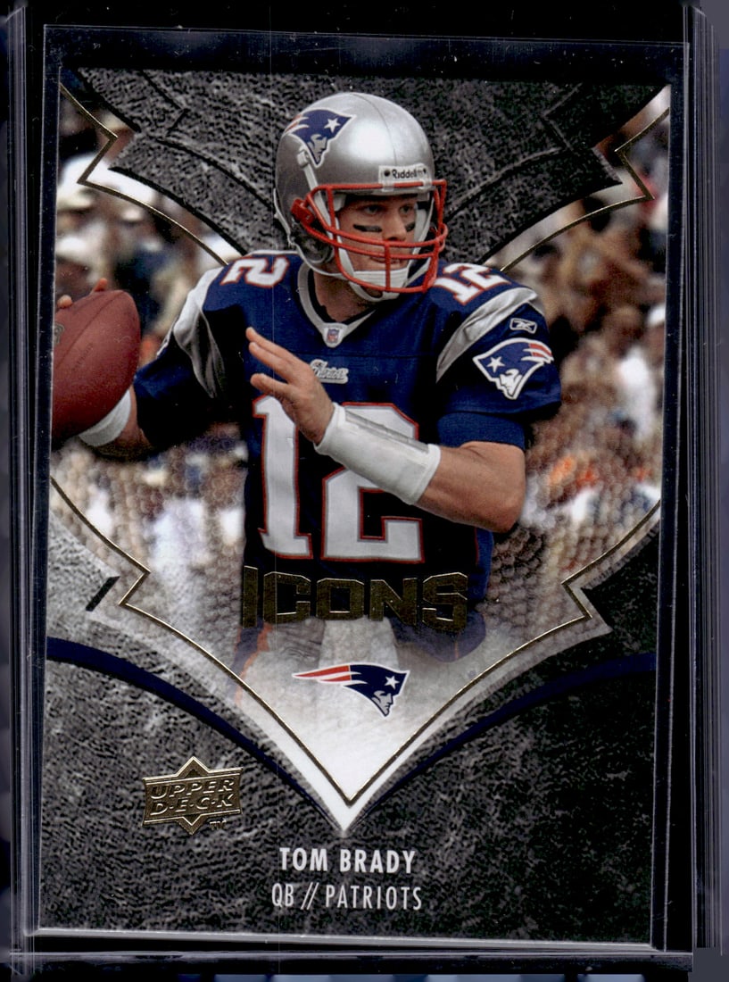 Tom Brady Icons 2008 Upper Deck Icons #58 New England Patriots (1 of 2)