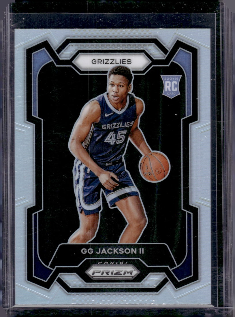 GG Jackson II Rookie Card Silver Prizm 2023-24 Panini Prizm #179 Memphis Grizzlies (1 of 2)