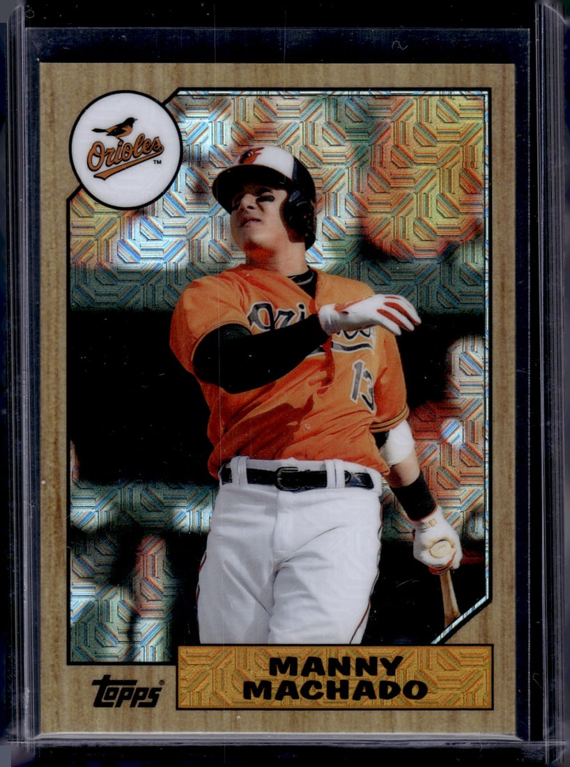 Manny Machado Silver Pack Mojo 2017 Topps #87-MM Orioles, Padres (1 of 2)