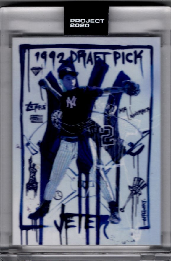 Derek Jeter 2020 Topps Project #93 New York Yankees (1 of 2)