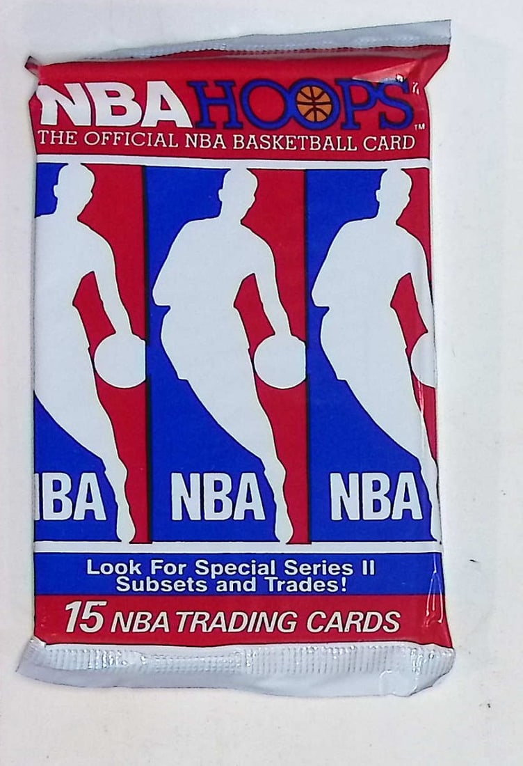 1990 NBA Hoops SERIES 2 Vintage Basketball Cards Retail Box Pack New Factory Sealed (1 of 1)