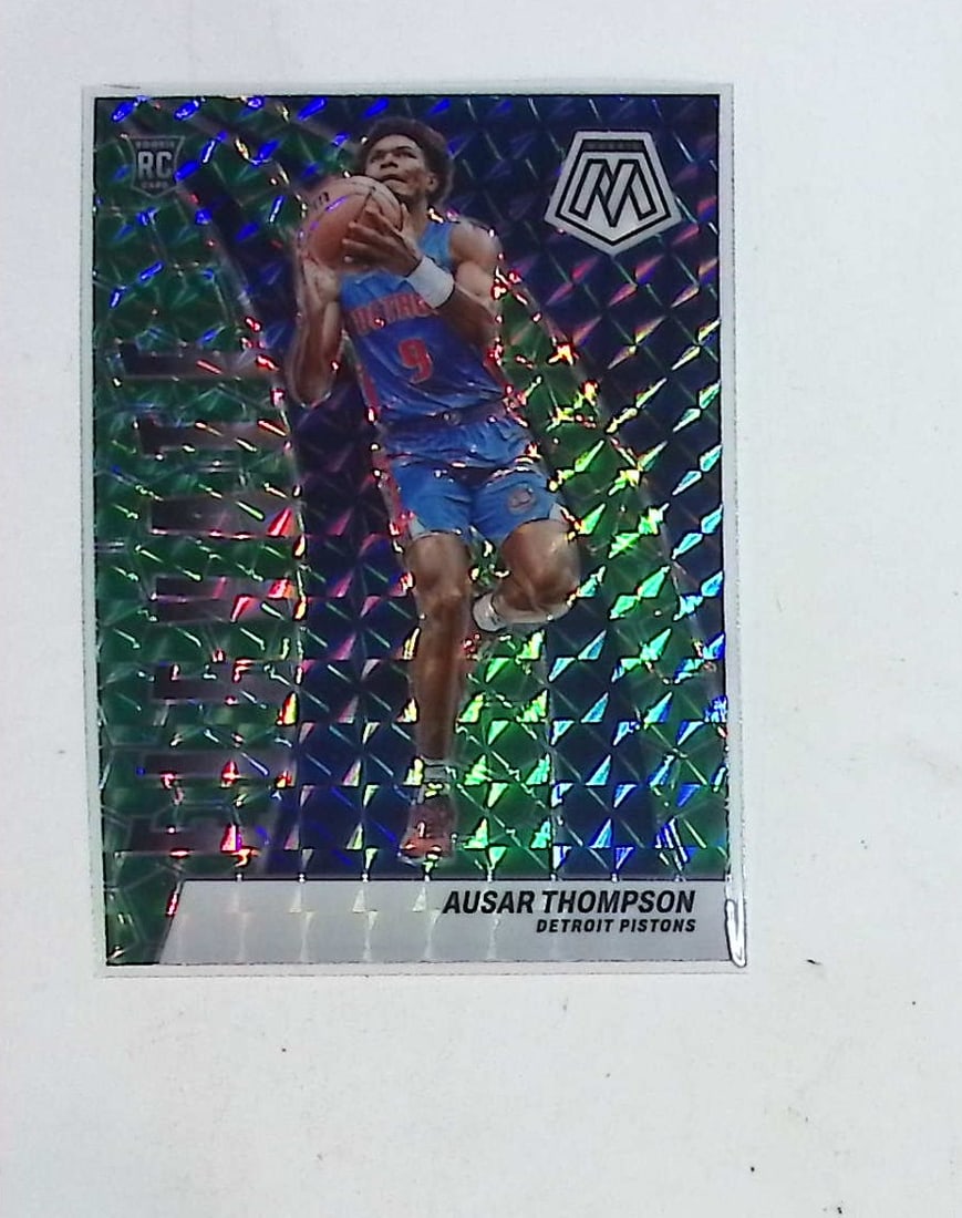 Ausar Thompson Rookie Card Green Mosaic Prizm Elevate 2023 Panini Mosaic #10 (1 of 2)