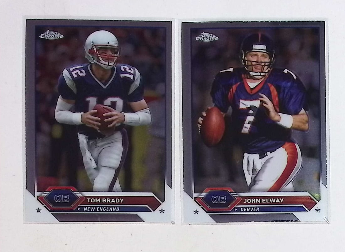 Tom Brady & John Elway (Number Match) 2024 Topps Chrome #'s: 14 & 7 (1 of 2)