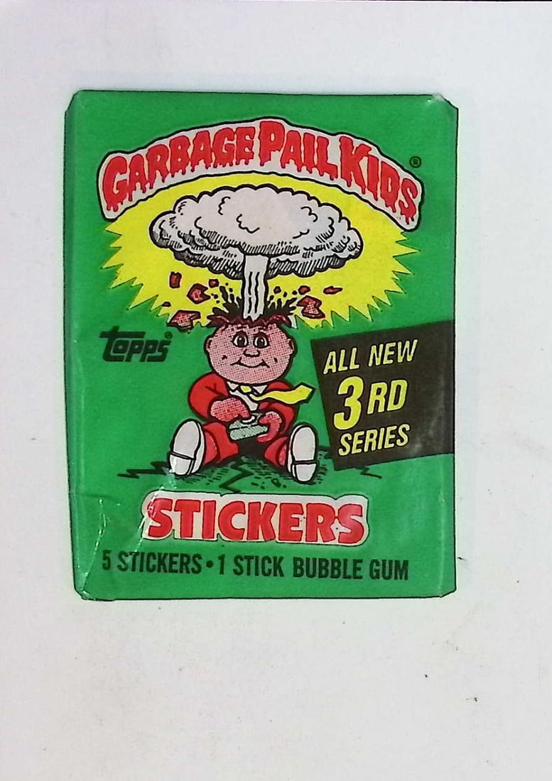 1986 Topps Vintage Garbage Pail Kids Retail Box Wax Pack - 3rd Series (1 of 1)