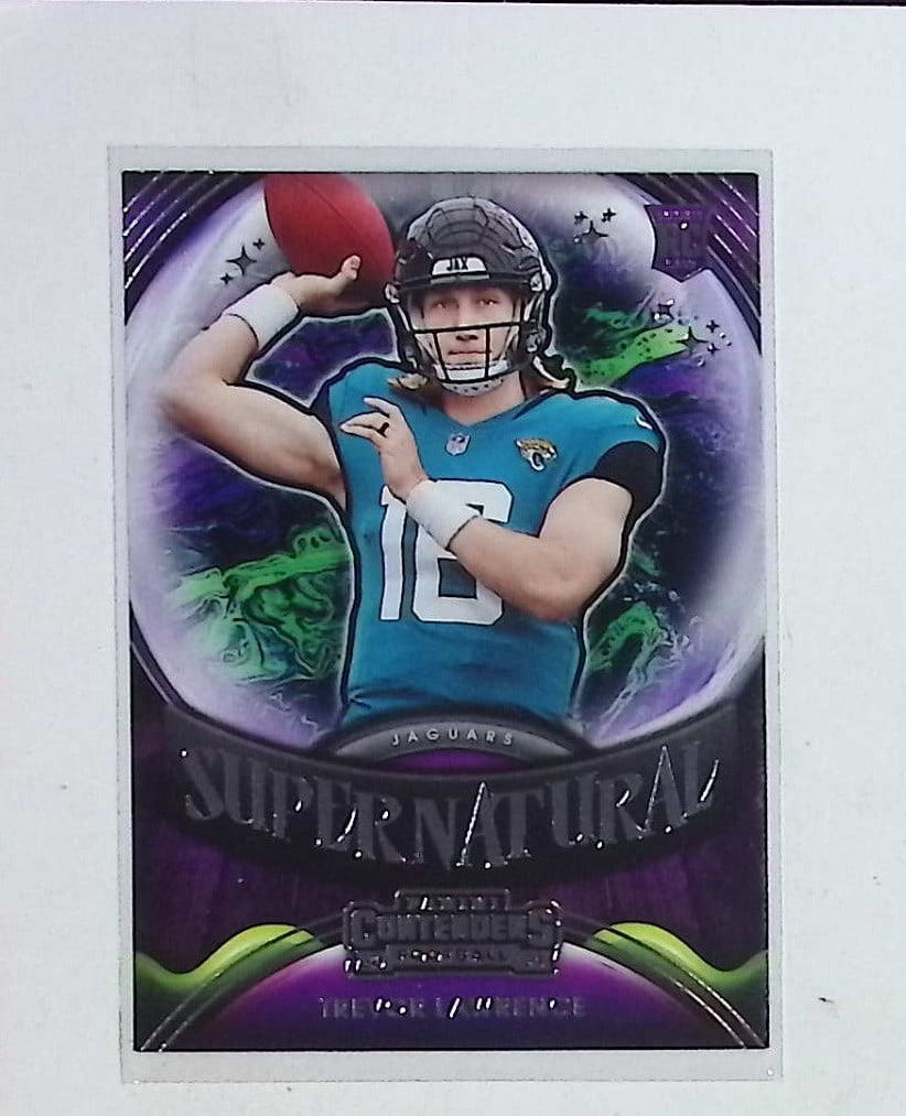 Trevor Lawrence Rookie Card Supernatural Insert 2021 Panini Contenders ##SN-TLR (1 of 2)