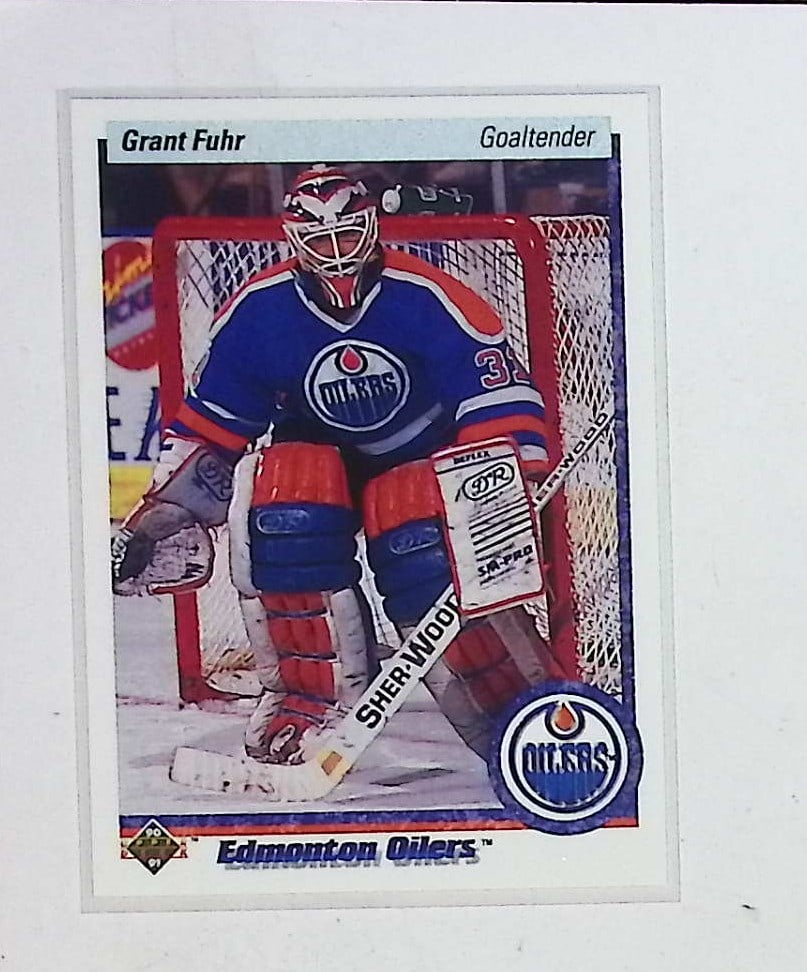 Grant Fuhr Vintage 1991 Upper Deck #264 NHL Trading Card Edmonton Oilers (1 of 2)