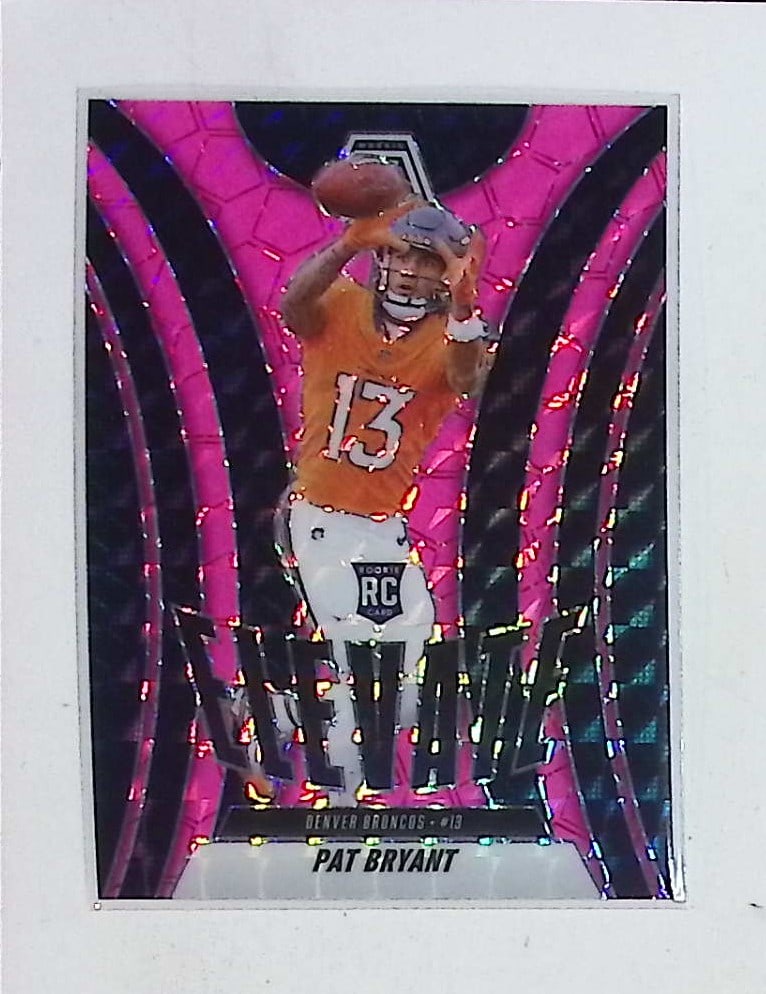 Pat Bryant Fluorescent Pink Mosaic Prizm Rookie Card Elevate 2025 Panini Mosaic #4 (1 of 2)