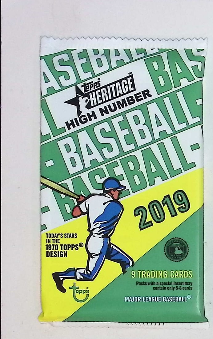 2019 Topps Heritage High Number Baseball Mega Box Pack - MLB Sports Cards (1 of 1)