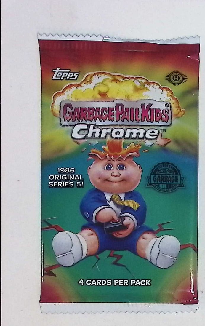 2022 Gargage Pail Kids Chrome Hobby Box Pack 1986 Origianal Series 5! Trading Cards (1 of 1)
