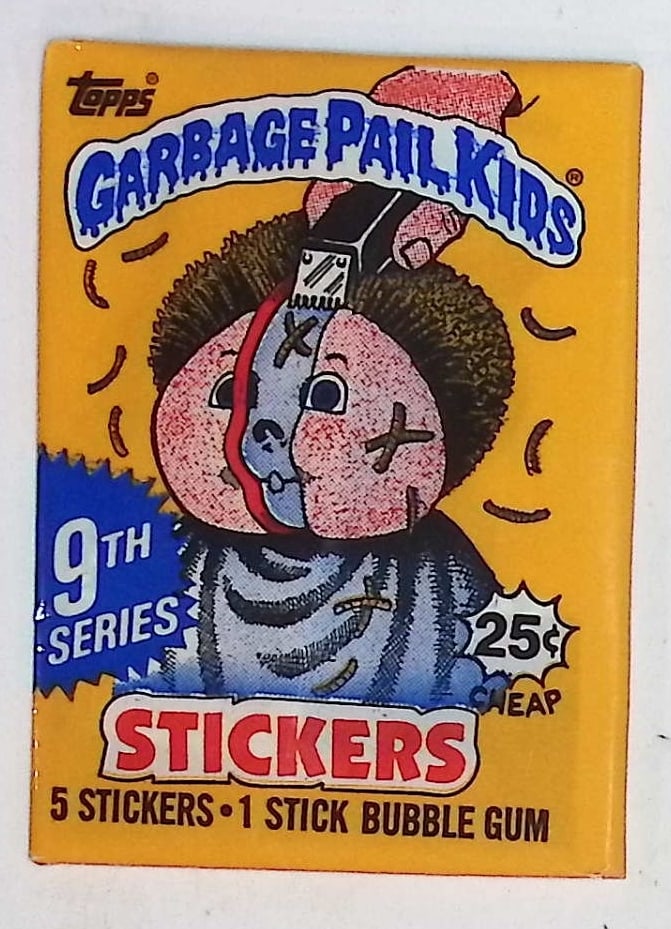 1987 Topps Vintage Garbage Pail Kids Retail Box Wax Pack - 9th Series (1 of 1)