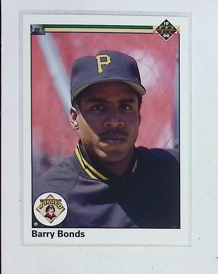 Barry Bonds 1990 Upper Deck #227 Vintage Pittsburgh Pirates MLB Trading Card (1 of 2)