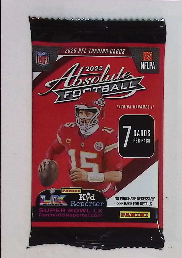 2025 Panini Absolute Football BLASTER BOX PACK- RC: Jaxson Dart, Emeka Egbuka: Jayden Daniels Rookie Cards of Jaxson Dart, Cam Skatteboo, Emeka Egbuka, Shadeur Sanders, Travis Hunter, Panini NFL Rookie Football Trading Sports Cards, Kaboom, Sports Cards for Sale Near Me, Super B