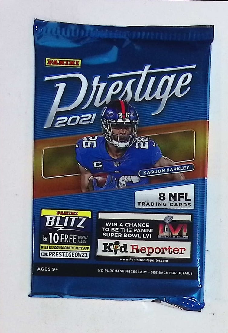2021 Panini Prestige Football BLASTER BOX PACK: Panini Rookie Football NFL Trading & Sports Cards, Rookie Cards in This Set are Jayden Daniels, Bo Nix, Drake Maye, Marvin Harrison, Jr, JJ McCarthy, Football & Sports Cards for Sale Near Me, Silver,