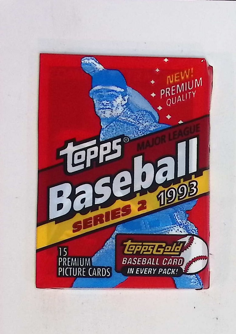 1993 Topps Vintage Series 2 Baseball Card Retail Box Wax Pack: Vintage Valuable Topps Baseball MLB Trading & Sports Cards, Robin Yount, George Brett, Rickey Henderson, Nolan Ryan, Old Sports Cards for Sale Near Me, World Series & hall of Fame Players, Auction Mem