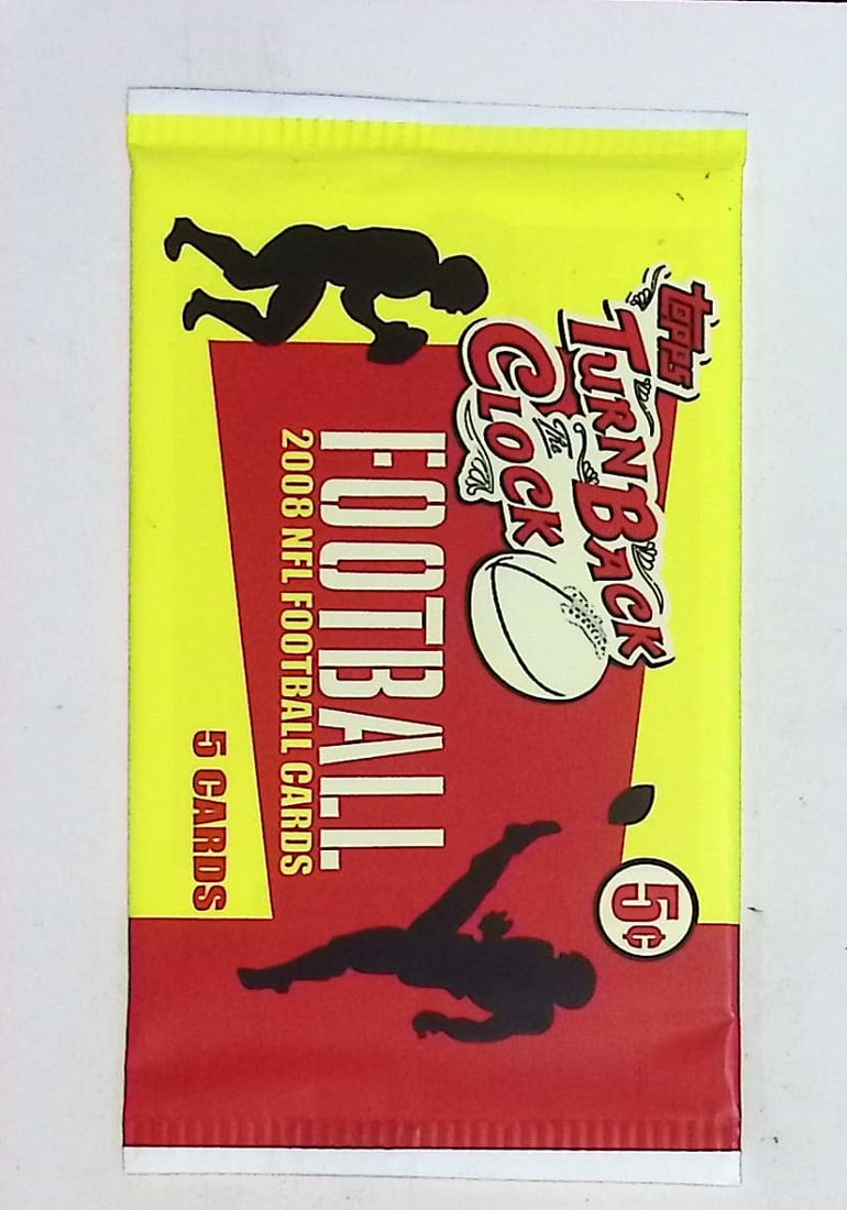 2008 Topps Turn Back the Clock Retail Box Football Card Pack: Topps Football NFL Trading & Sports Cards, Sports Cards for Sale Near Me, Super Bowl & Hall of Fame Players