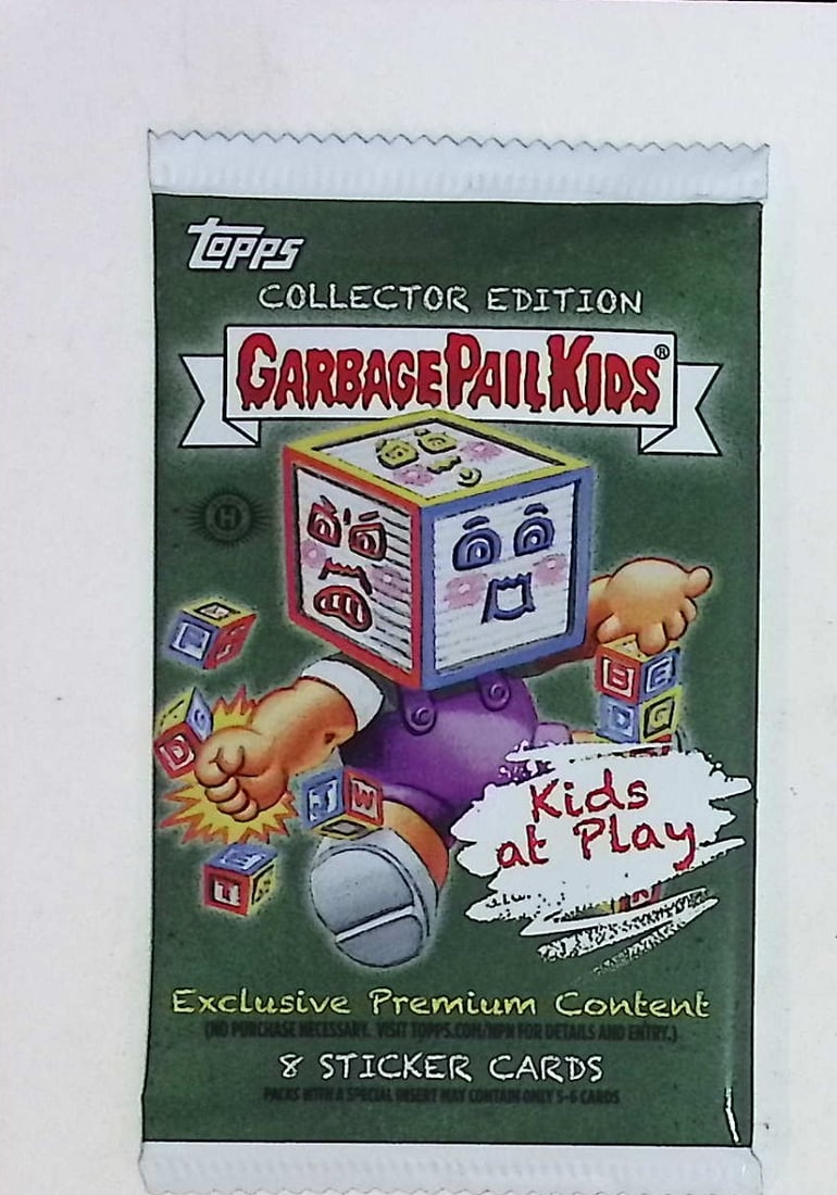 2024 Garbage Pail Kids Kids At Play Collector Edition Retail Box Pack - Exclusive Premium Content: Numbered Cards, Wave Parallels, Topps Trading Cards Sold on Line, Auction Lots for sale on line, Trading Card Stickers