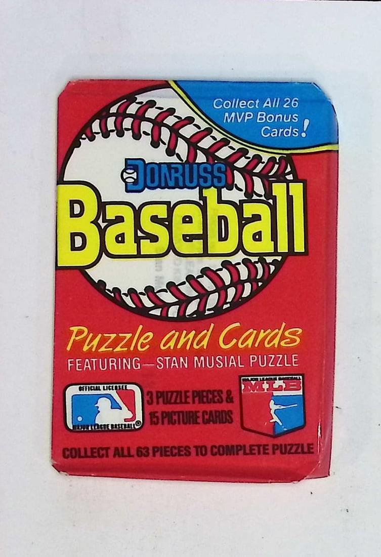 1988 Donruss Vintage Baseball Card Factory Sealed Retail Box Wax Pack, Sports Card: Vintage Valuable Donruss Baseball MLB Trading & Sports Cards, Robin Yount, George Brett, Rickey Henderson, Nolan Ryan, Old Sports Cards for Sale Near Me, World Series & hall of Fame Players, Auction M