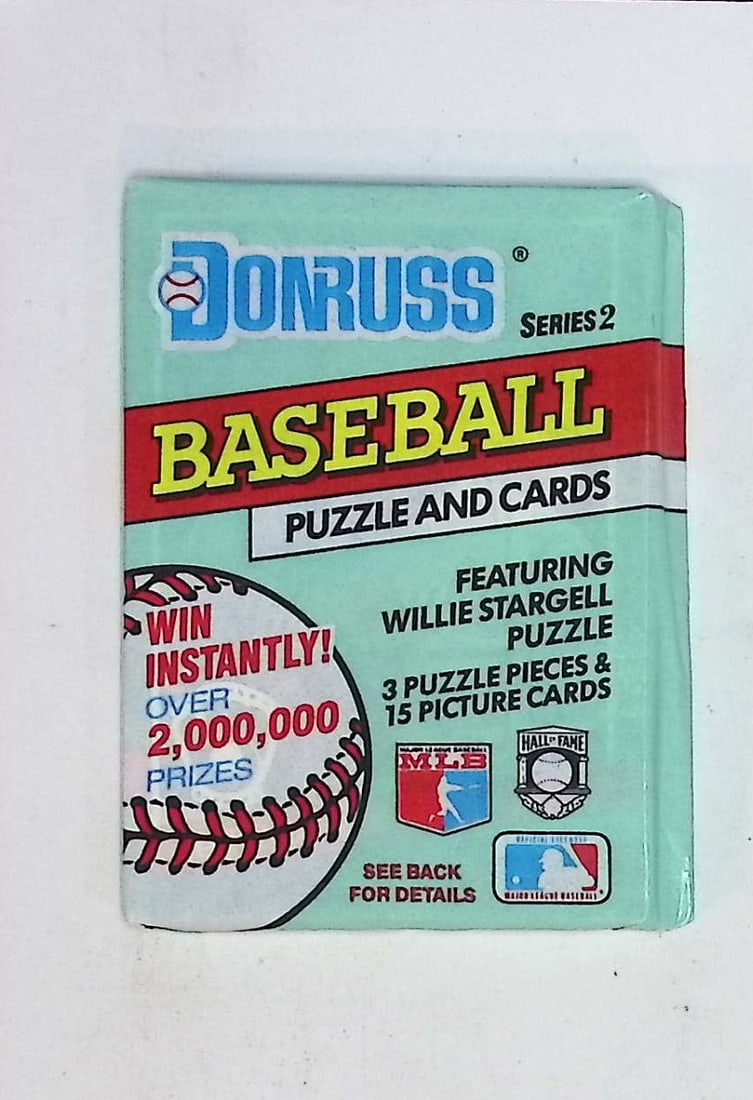 1991 Donruss Vintage Baseball Card Series 2 Retail Box Wax Pack, Sports Cards: Vintage Valuable Donruss Baseball MLB Trading & Sports Cards, Robin Yount, George Brett, Rickey Henderson, Nolan Ryan, Old Sports Cards for Sale Near Me, World Series & hall of Fame Players, Auction M