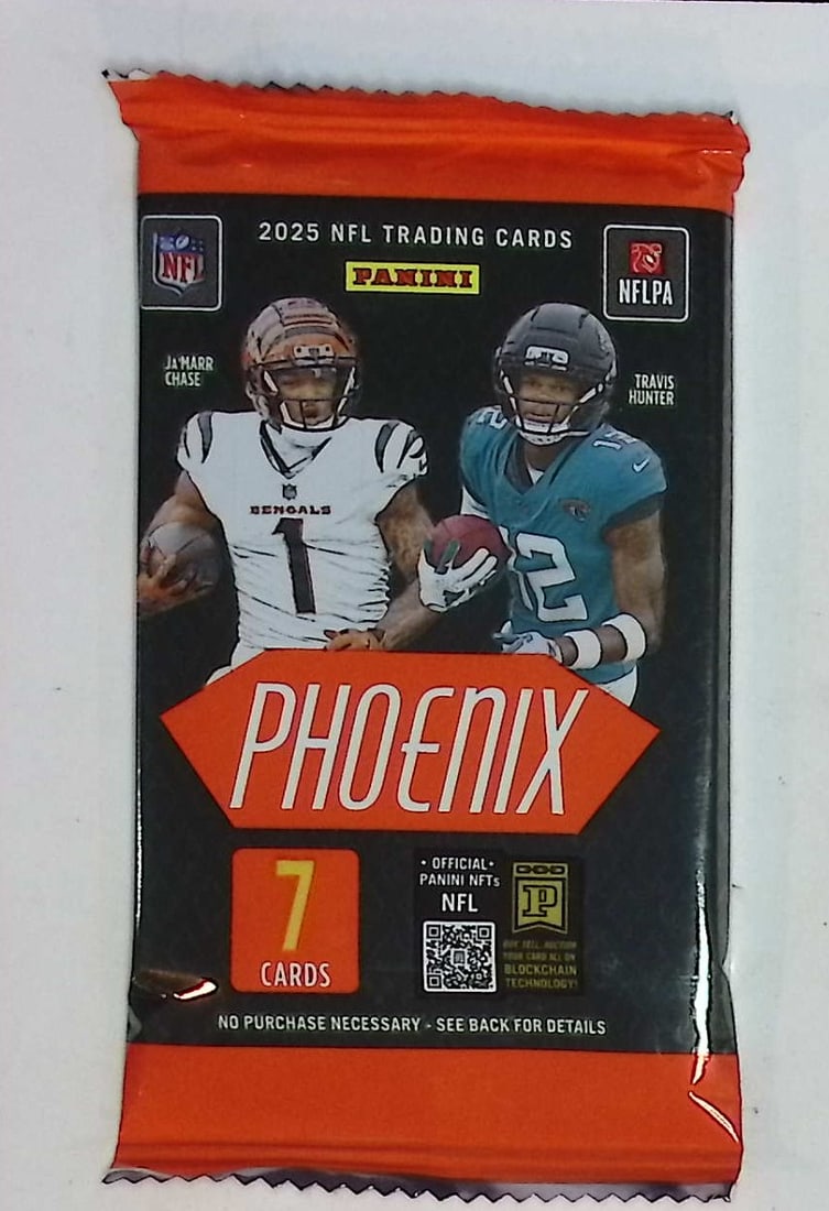 2025 Panini Phoenix Football Cards MEGA BOX PACK, Jaxson Dart, Travis Hunter, Emeka Egbuka: Panini Rookie Football NFL Trading & Sports Cards, Rookie Cards in This Set are Jayden Daniels, Bo Nix, Drake Maye, Marvin Harrison, Jr, JJ McCarthy, Football & Sports Cards for Sale Near Me, Silver,