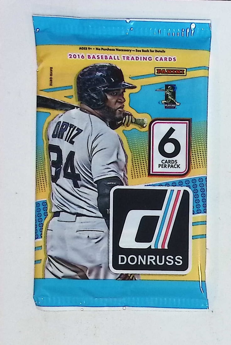 2016 Donruss Baseball Retail Box Pack - MLB Sports Trading Cards (1 of 1)