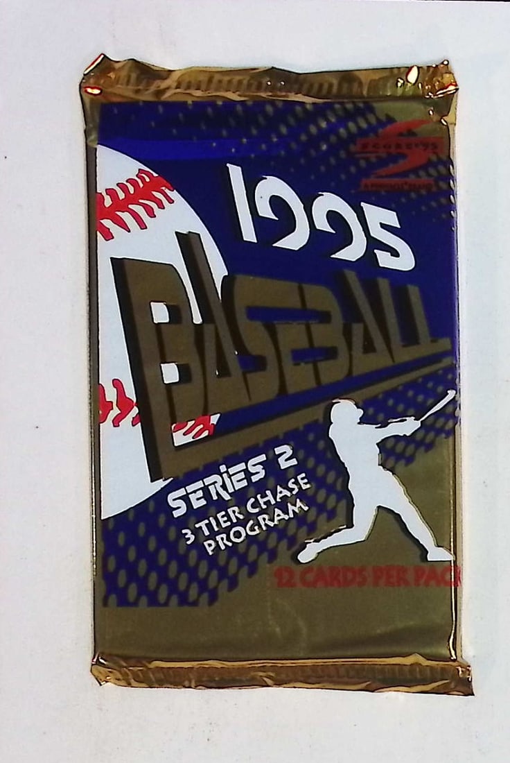 1995 Score Series 2 Vintage Baseball Cards Retail Box Pack, 3 Tier Chase Program: Score Valuable Vintage Rookie Baseball MLB Trading Cards, Old Sports Cards for Sale Near Me, Auction Memorabilia Lots for Sale On Line