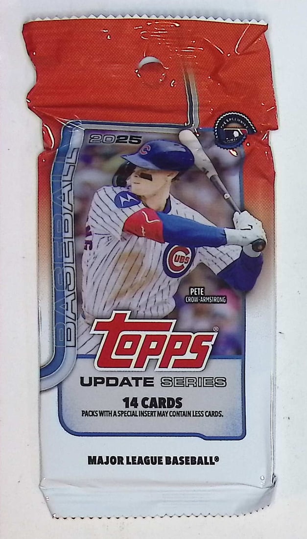 2025 Topps Update Series Baseball Cards RETAIL BOX PACK Sports Cards Rookie Cards James Wood (1 of 1)