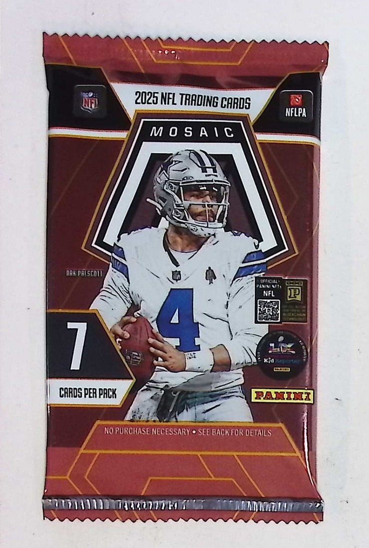 2025 Panini Mosaic Football MEGA BOX PACK - Cam Ward, Emeka Egbuka, Ashton Jeanty, Travis Hunter,: Panini Football NFL Trading & Sports Cards, Rookie Cards in this set are Ja' Marr Chase, Trevor Lawrence, Devonta Smith, Jaylen Waddle, Travis Etienne, Justin Fields, Sports Cards for Sale Near Me, Au