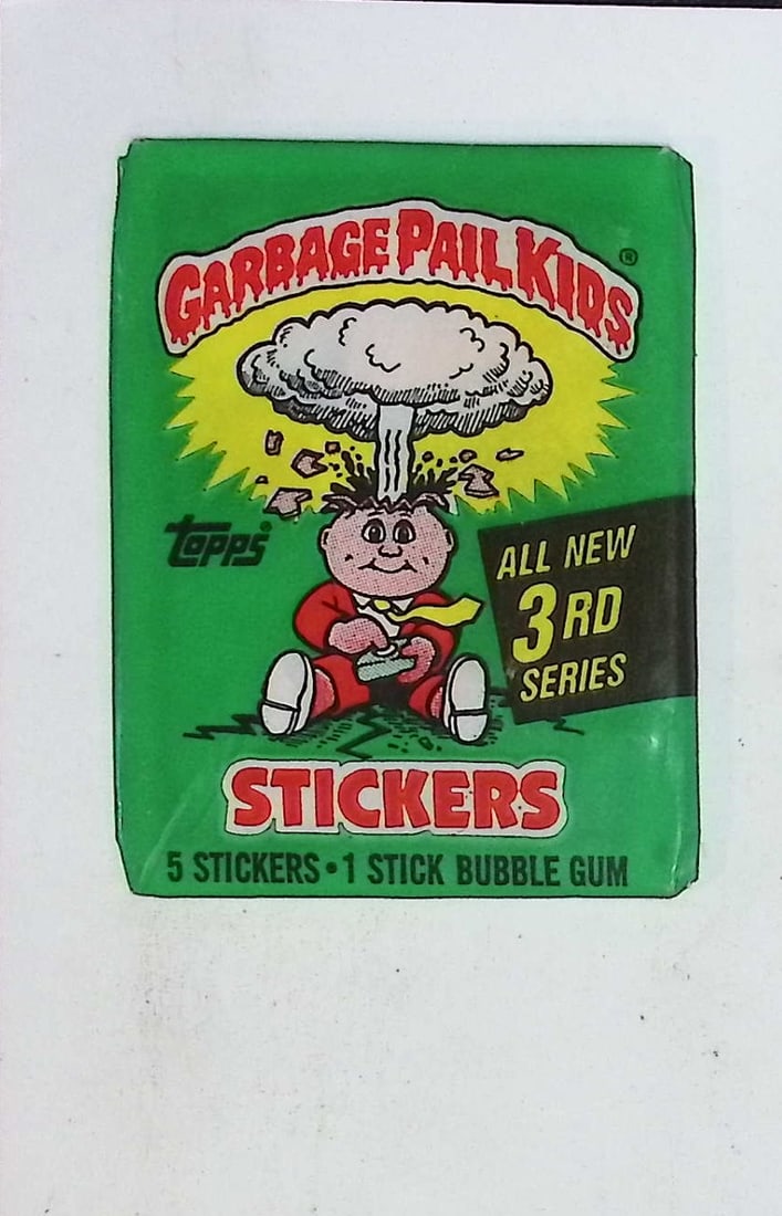 1986 Topps Vintage Garbage Pail Kids Retail Box Wax Pack - 3rd Series (1 of 1)