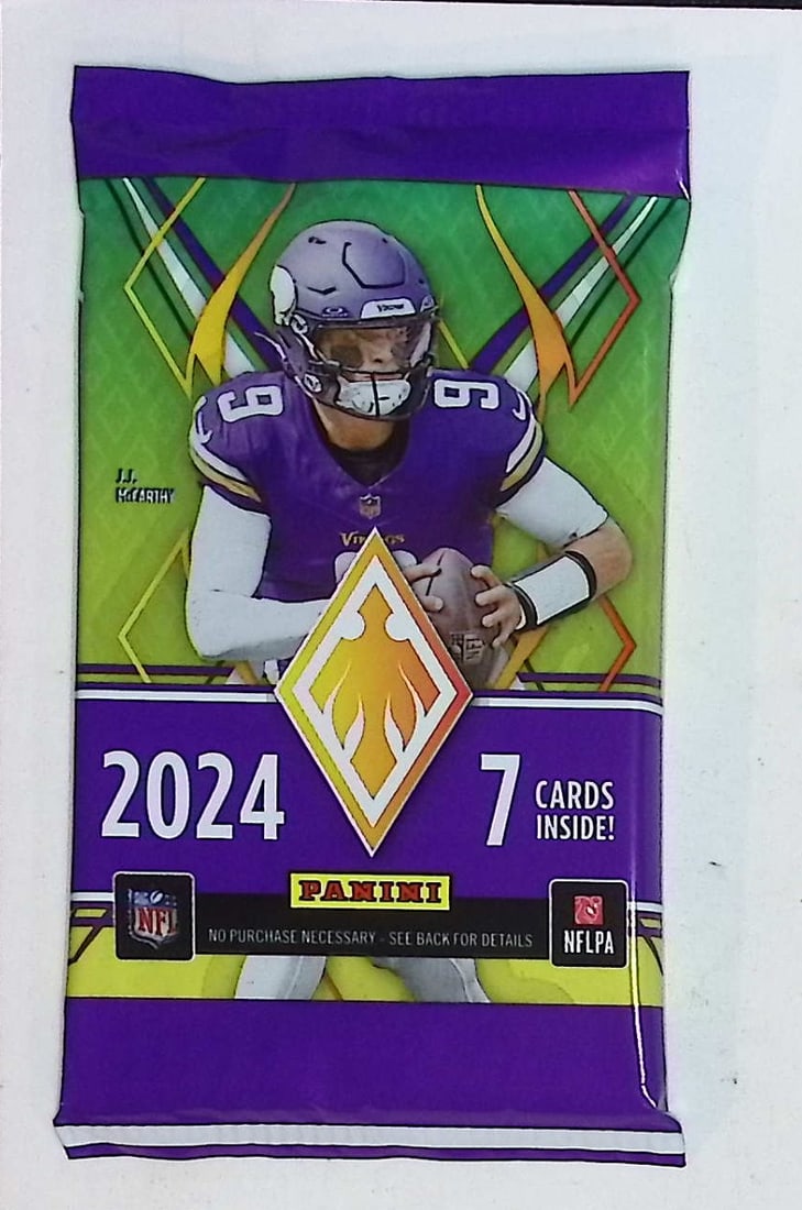 2024-25 Panini Phoenix Football Cards MEGA BOX PACK, Sports Cards,Jayden Daniels: Panini Rookie Football NFL Trading & Sports Cards, Rookie Cards in This Set are Jayden Daniels, Bo Nix, Drake Maye, Marvin Harrison, Jr, JJ McCarthy, Football & Sports Cards for Sale Near Me, Silver,