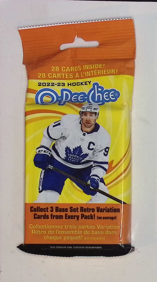 2022-'23 O Pee Chee HANGER VALUE FAT PACK NHL Trading Cards Stanley Cup: O Pee Chee Hockey NHL Trading & Sports Cards, Connor McDavid, Alex Ovechkin, Sports Cards for Sale Near Me, Rookie Players, Auction Lots for Sale Near Me, Stanley Cup & Hall of Fame Players