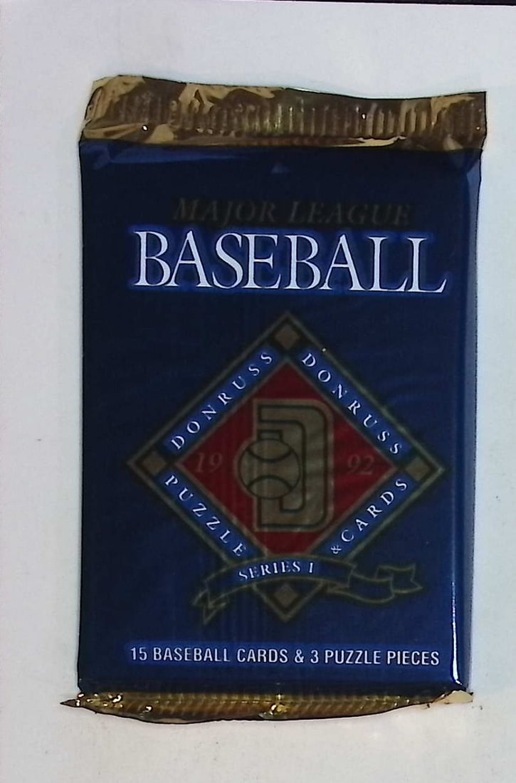 1992 Donruss Vintage Series 1 Baseball Card Retail Box Wax Pack: Vintage Valuable Donruss Baseball MLB Trading & Sports Cards, Robin Yount, George Brett, Rickey Henderson, Nolan Ryan, Old Sports Cards for Sale Near Me, World Series & hall of Fame Players, Auction M