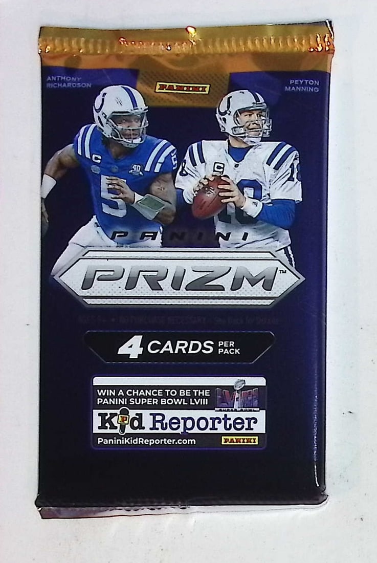 2023-24 Panini Prizm Football BLASTER BOX PACK - RC's: C.J. Stroud, Bijan Robinson, Sam LaPorta: Panini Rookie Football NFL Trading & Sports Cards, Rookie Cards in This Set are C.J. Stroud, Bijan Robinson, Sam LaPorta, Jordan Addison, Football & Sports Cards for Sale Near Me, Silver, Wave, Autogr