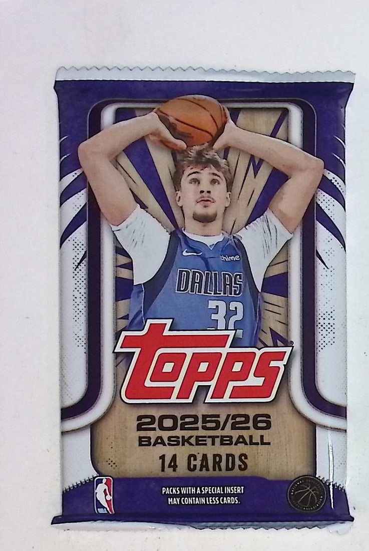 2025-26 Topps Basketball Card MEGA BOX PACK - RC'S: Cooper Flagg, Kon Kneuppel, VJ Edgecombe (1 of 1)