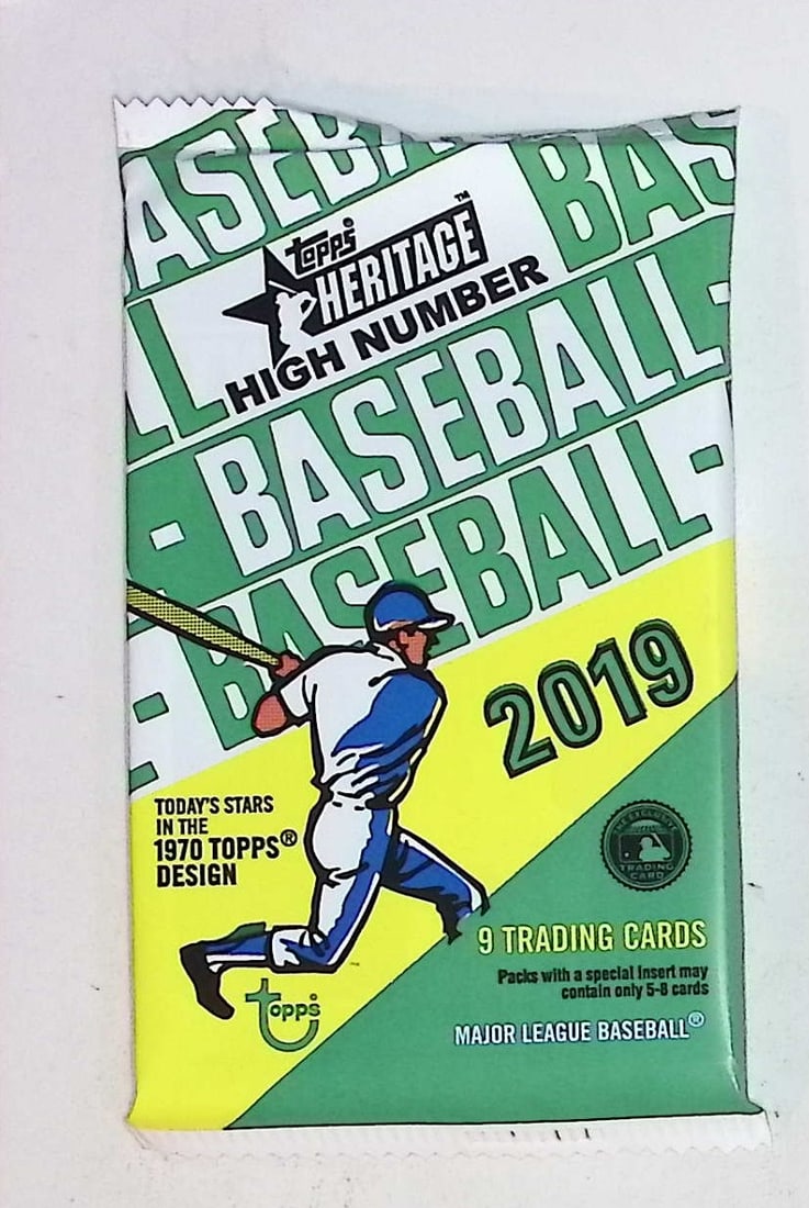 2019 Topps Heritage High Number Baseball Mega Box Pack - MLB Sports Cards: Topps Heritage Baseball MLB Trading & Sports Cards, Sports Cards for Sale Near Me, World Series & Hall of Fame Players, Auction Lots for Sale on Line, Shohei Ohtani, Sparkles, Rookie Cards, SP, SSP, N