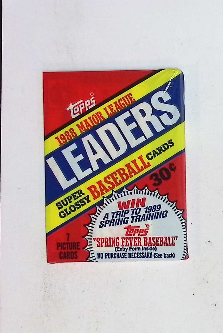 1988 Topps Major League Leaders Super Glossy Vintage Baseball Cards Retail Box Wax Pack Mini Cards: Topps Vintage Baseball Rookie MLB Trading & Sports Cards, Gary Carter, Nolan Ryan, Orel Hersheiser, Don Mattingly, Mike Schmidt Philadelphia Phillies, Old Baseball Cards for Sale Near Me, World Series
