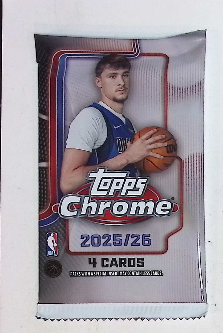 2024-25 Topps Chrome Basketball Cards BLASTER BOX PACK: Topps Chrome Basketball NBA Trading & Sports Cards, Victor Wembanyama, Brandon Miller, Amen Thompson, Scoot Henderson, Ausar Thompson, Autographs, Signatures, Green Topps Logo Refractor, Auction Lots