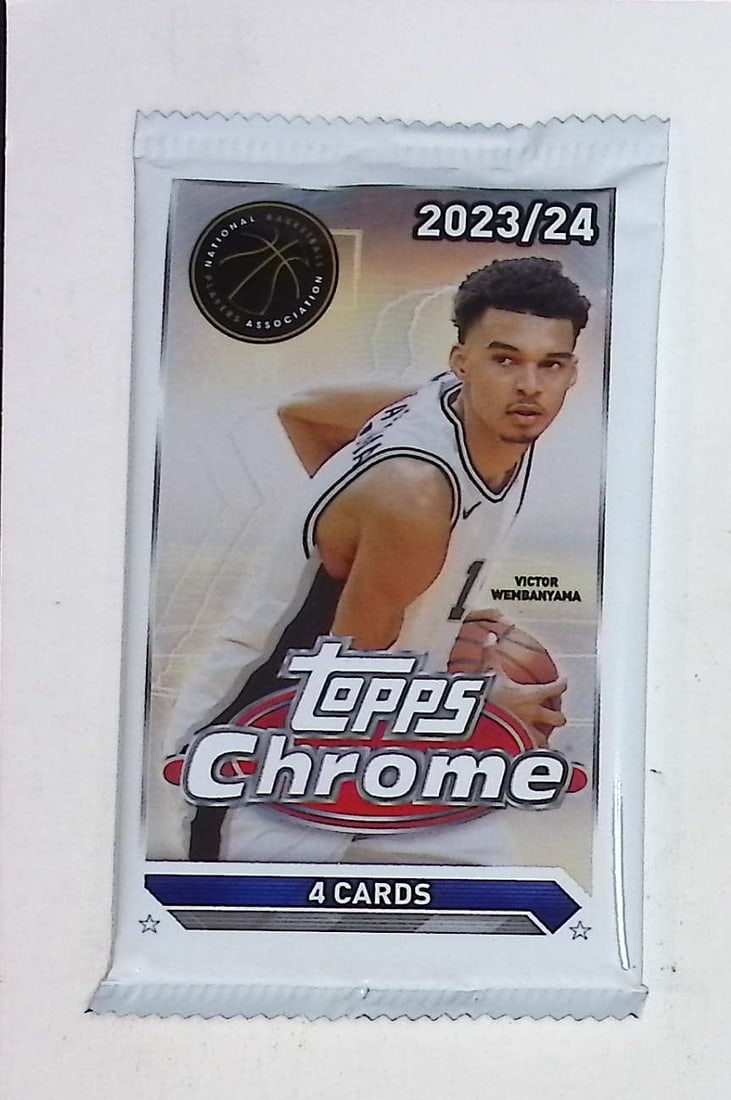 2023-24 Topps Chrome Basketball Cards BLASTER BOX PACK Victor Wembanyama Rookie Card: Topps Chrome Basketball NBA Trading & Sports Cards, Rookie Cards in this set are Victor Wembanyama Rookie, Brandon Miller, Amen Thompson, Scoot Henderson, Ausar Thompson, Autographs, Signatures, Green