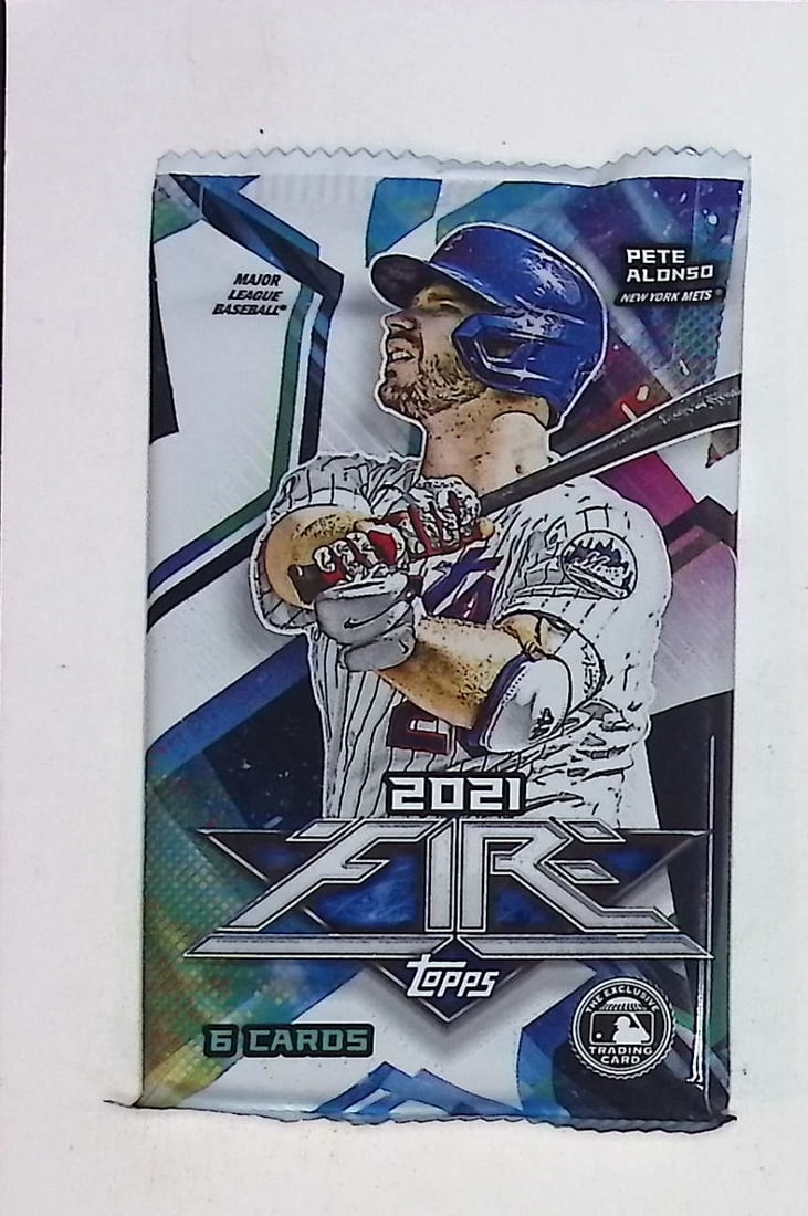 2021 Topps Fire Baseball BLASTER BOX PACK (1 of 1)