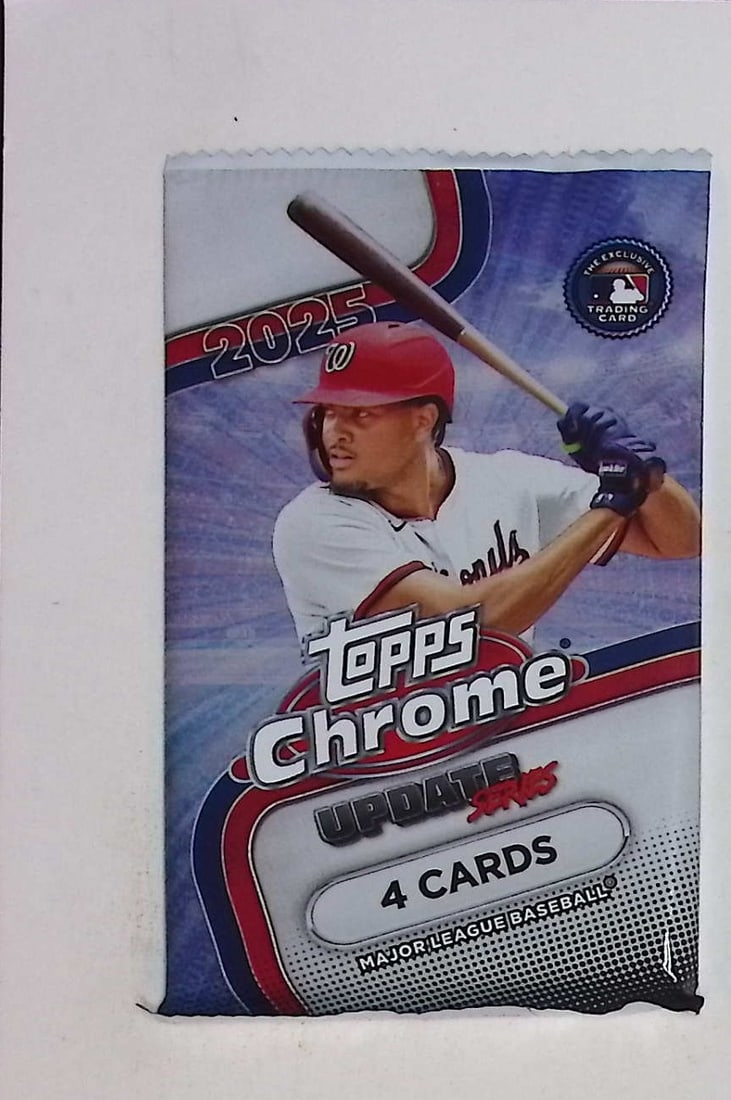 2025 Topps Chrome Update Series BLASTER BOX PACK James Wood, Jacob Wilson, Dylan Crews Rookie Cards: Factory Sealed Topps Baseball MLB Trading & Sports Cards, Rookie Cards in this set are James Wood, Dylan Crews, Speckled, SP, SSP, Variations, Autographs, Chrome, Refractors, 1976 Topps, Sports Cards