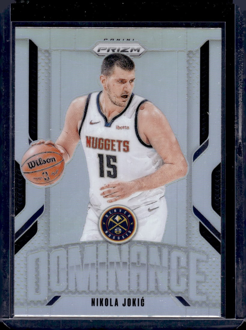 Nikola Jokic Dominance Silver Prizm 2024-25 Panini Prizm #2 Denver Nuggets (1 of 2)