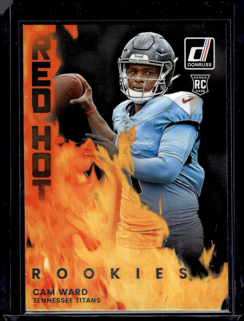 Cam Ward Red Hot Rookies 2025 Donruss #RHR-CMW Tennessee Titans (1 of 2)