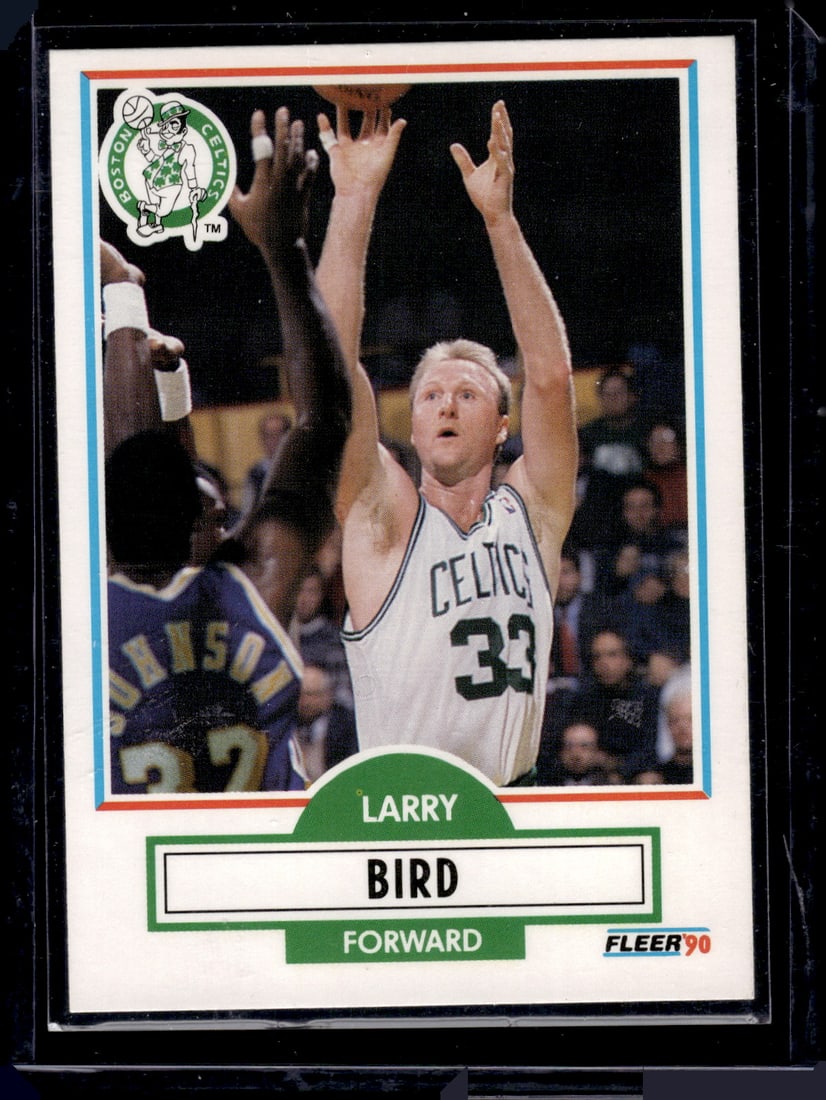 Larry Bird 1990-91 Fleer #8 Boston Celtics (1 of 2)