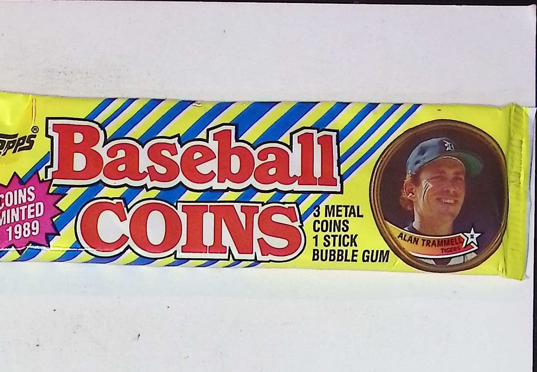 1989 Topps Vintage Baseball Coins Retail Box Wax Pack MLB Trading Coins: Topps Vintage Baseball MLB Trading & Sports Cards, Randy Johnson, Bo Jackson, Cal Ripken, Nolan Ryan, Craig Biggio, Old Sports Cards For Sale Near Me, World Series & Hall of Fame Players, Valuable Auc