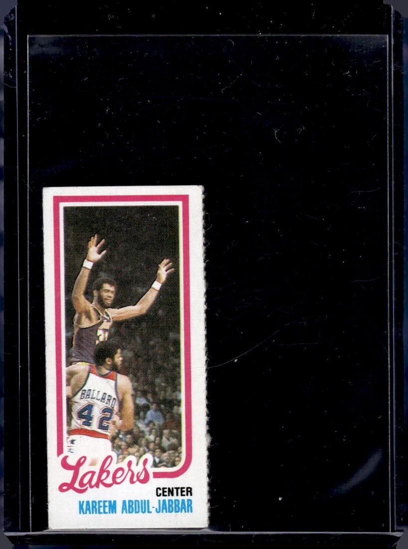 Kareem Abdul-Jabbar 1980-81 Topps #135 Los Angeles Lakers (1 of 2)