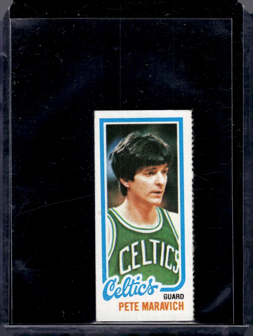 Pete Maravich 1980-81 Topps #38 Jazz, Celtics (1 of 2)
