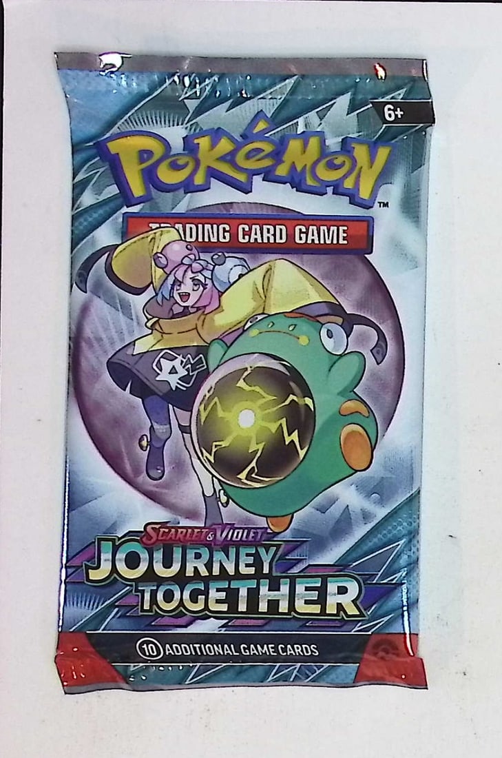 2025 Pokemon Scarlet & Violet Journey Together 10 Card TCG Sleeved Booster Pack Charizard (1 of 1)